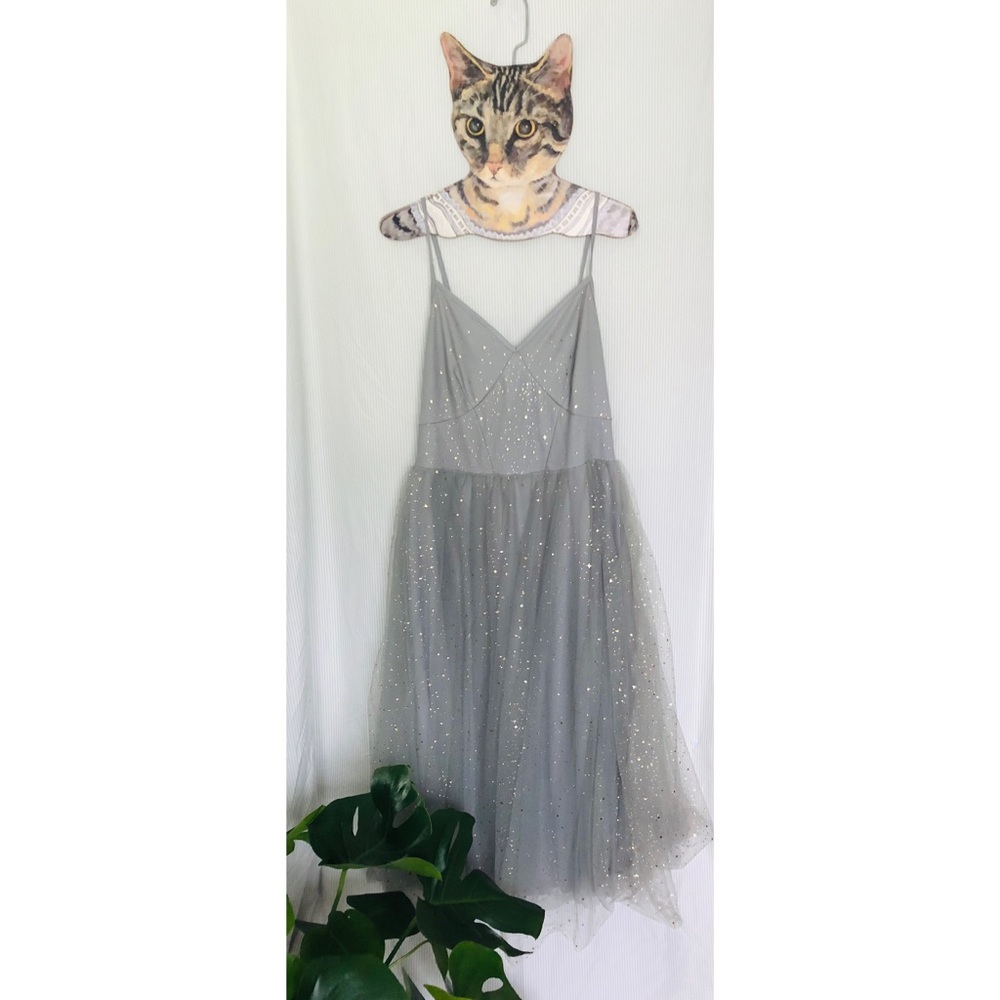 ASOS Gold Stars Lavender Dress